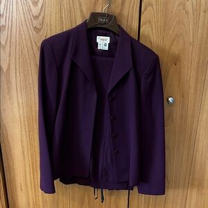 Talbots Women's Deep Purple Pant Suit